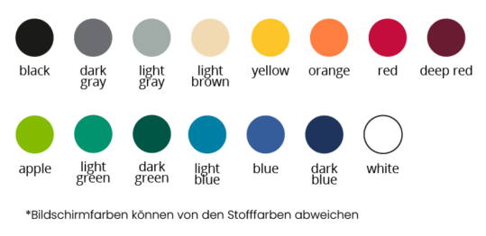 Pneumatisches Zelt Farben