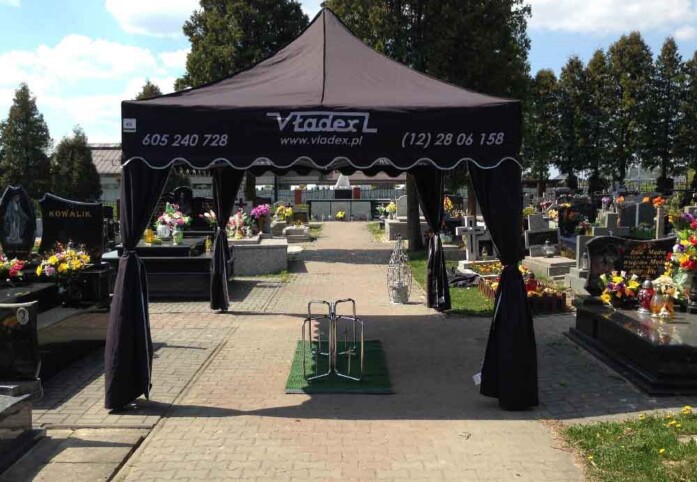Bestatterzelt 3x4,5m Trauerzelt Bestatterzelt 3x4,5m Trauerzelt